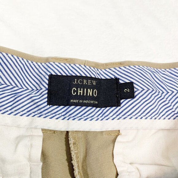 J.‎ Crew chino khaki 100% cotton 3" casual summer shorts - Size 2 - Picture 4 of 10